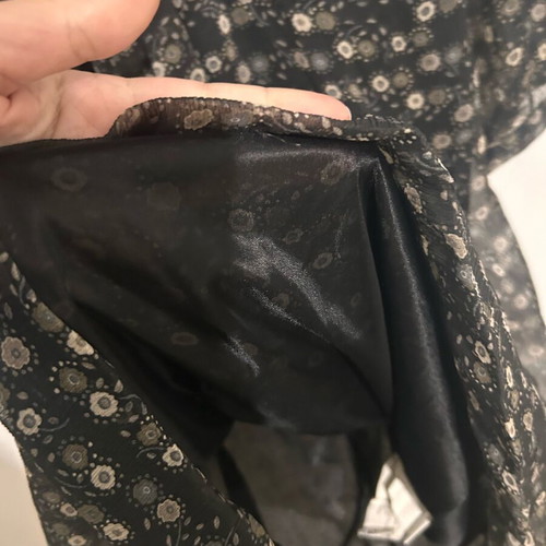Zara chiffon midi dress Medium like new, gray