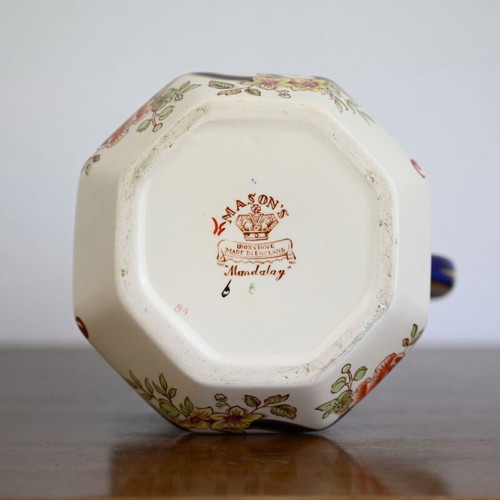 Mason's Ironstone Mandalay jug like new, Imari floral design