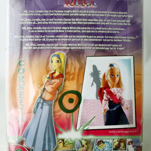 Disney W.I.T.C.H. Cornelia doll and keychain new