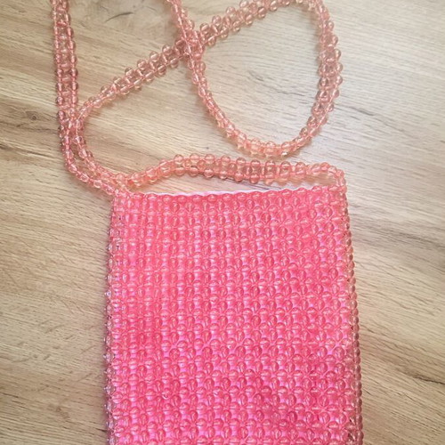 Pearl bag fuchsia, like new