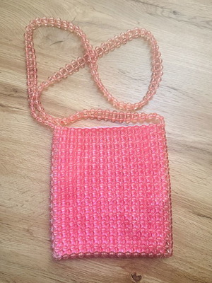 Pearl bag fuchsia, like new