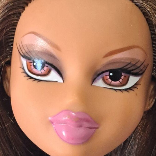 Bratz The Fashion Show Evening Wear Yasmin doll used with flaws and mismatched shoes