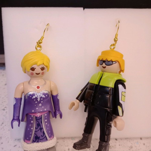 Playmobil Earrings the Neraida & Glyfadiotis!!