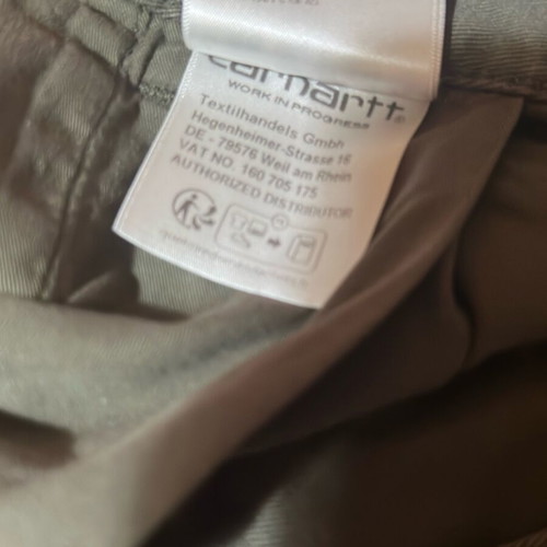 Carhartt Cole Cargo Pant like new, size 38, green