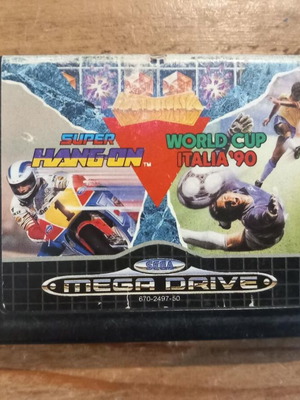 Mega Games 1 Sega Mega Drive cartridge used, includes Super Hang-On, World Cup Italia '90, Columns