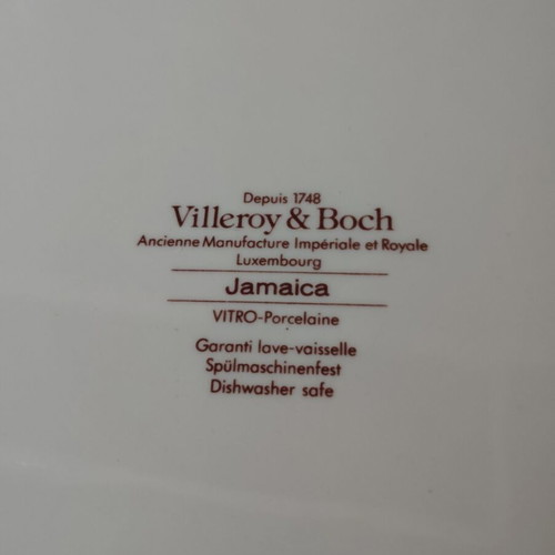 Collector porcelain plate Jamaica by Villeroy & Boch like new