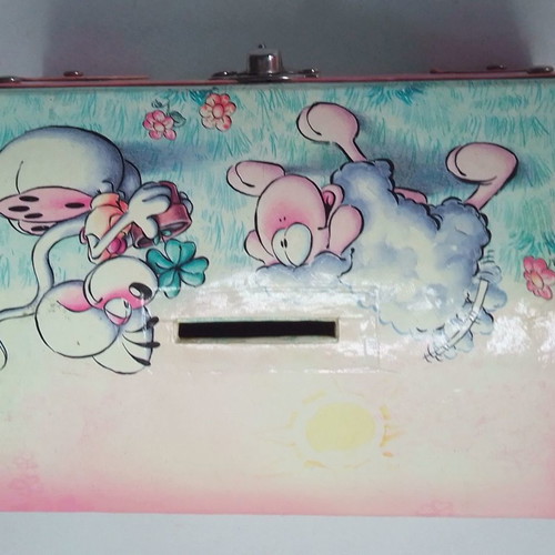 Vintage Diddl Depeche jewelry box used