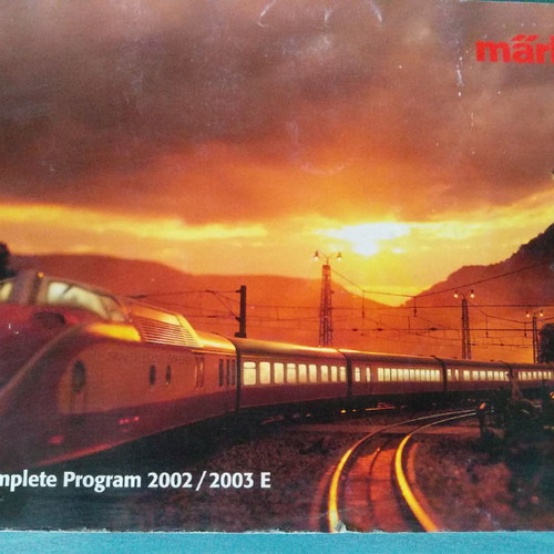 Marklin complete catalog 2002-2003 like new