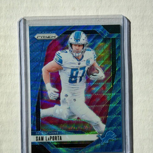 2024 Panini Prizm Sam LaPorta #96 Blue Wave Prizm card new