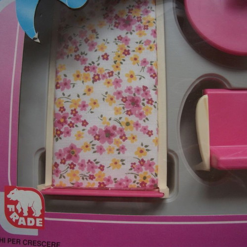 Dollhouse furniture set from 1980 decade new
