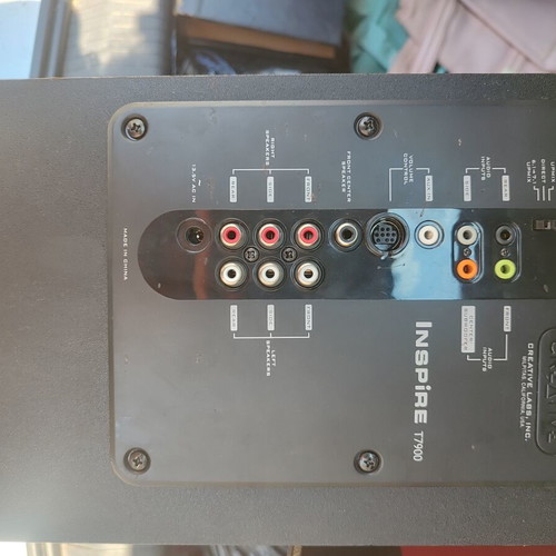 Subwoofer Creative Inspire T7900 used, central unit for spare parts
