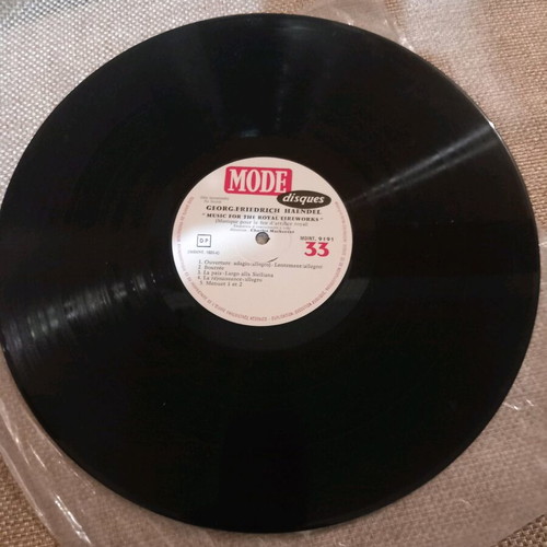Georg.Friedrich Haendel vinyl record used, classical music