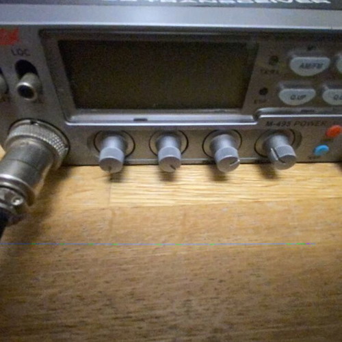 Intek Multi-Standard CB Transceiver used with microphone and antenna