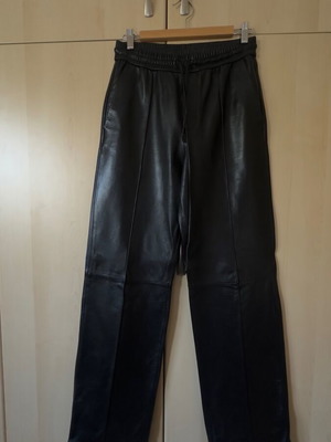 Zara leather pants black, like new, size XS