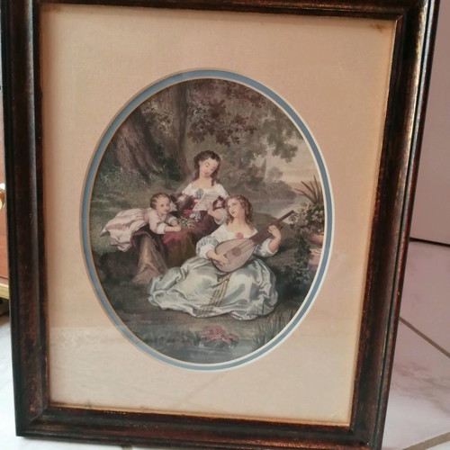 Vintage classic era frames like new, pack of 3, 34x28 cm