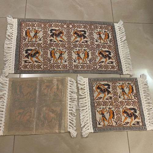 Traditional set of woven lined semens new