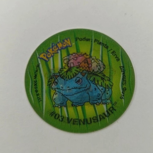 Pokémon Tazo 2 Holo 3D Bulbasaur Venusaur used collectible