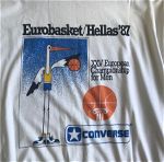 1987 ευρωμπασκετ t-shirt Eurobasket Hellas 1987