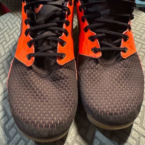 Nike Air VaporMax CS Total Crimson used, size 44, black and orange