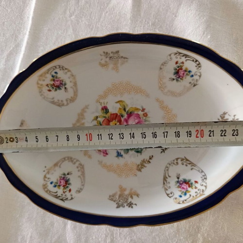 Kronester Bavaria set of 2 oval platters like new, German porcelain 26x18 cm