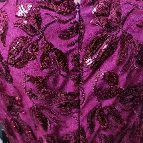 Tahari Asl maxi dress XL with sequins and lace