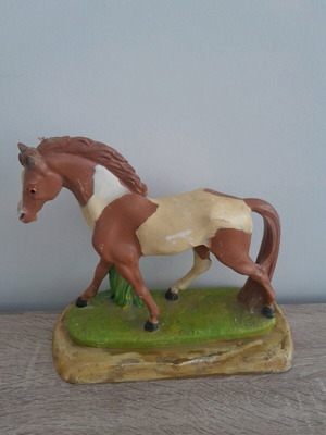 Wax horse used with minor damages