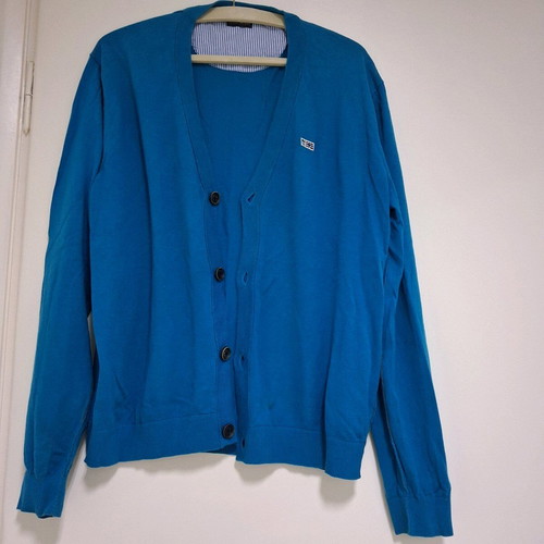 Napapijri women's cardigan size L used blue