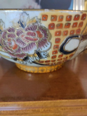Vintage Satsuma bowl like new