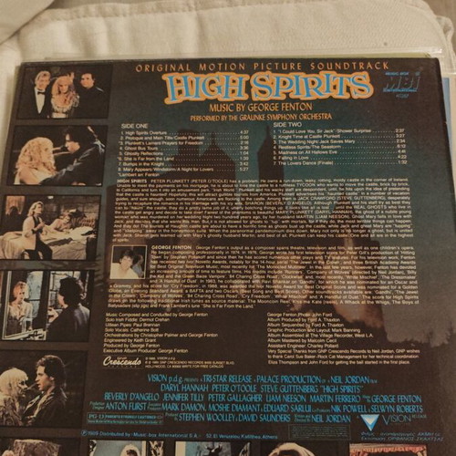 High Spirits soundtrack LP by George Fenton used