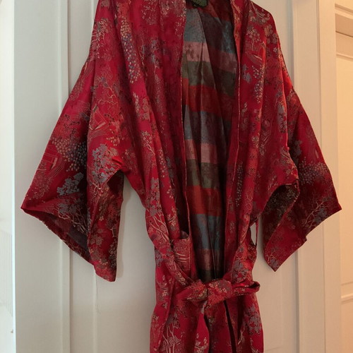 Kimono robe red, new, XL size