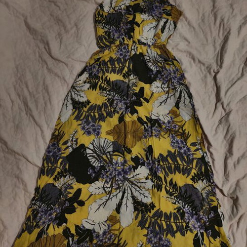 Sweet Miss viscose dress used, multicolor with floral patterns