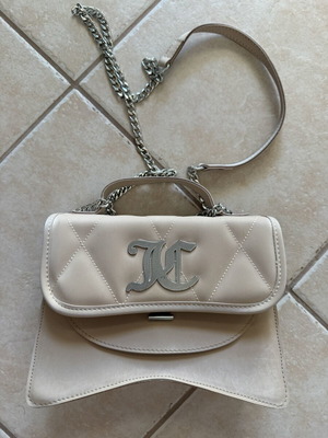 Juicy Couture crossbody bag like new, beige, polyvinyl leather