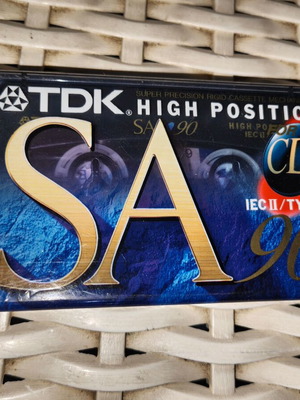TDK SA 90 Type II Blank Cassette Tape New