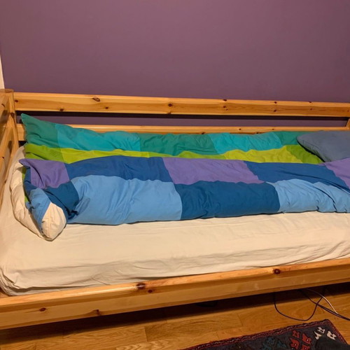 Flexa children's bed like new medium height with Media Strom mattress