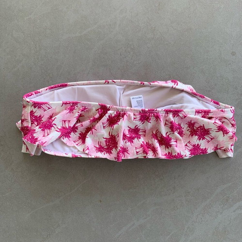 Pretty Me pink palm tree bikini set like new
