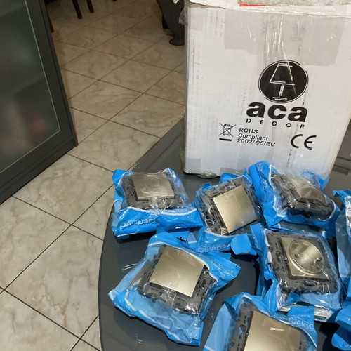 Adelec Electrical Material Set new, gray-silver
