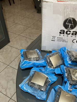 Adelec Electrical Material Set new, gray-silver
