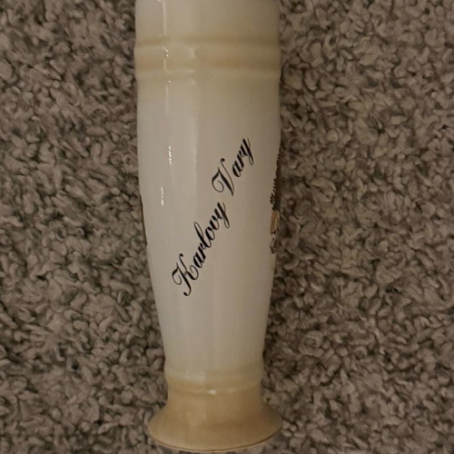 Ceramic beer mug like new with humorous illustration "Prayer of Beer"