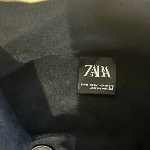 Zara men's coat like new, dark blue, size M