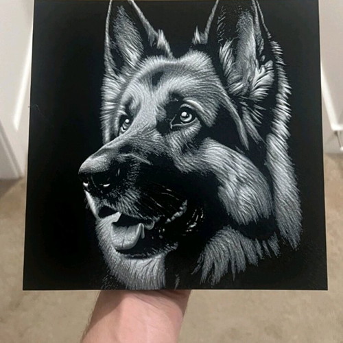 3D Print Art German Shepherd design new