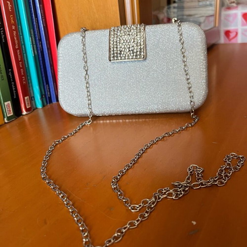 Shiny evening bag like new
