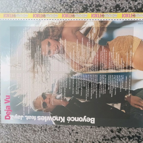 Afisorama Lyrics Pack like new, 3 double-sided pages
