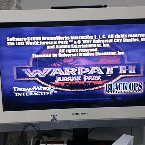 PlayStation 1 Warpath Jurassic Park like new with manual