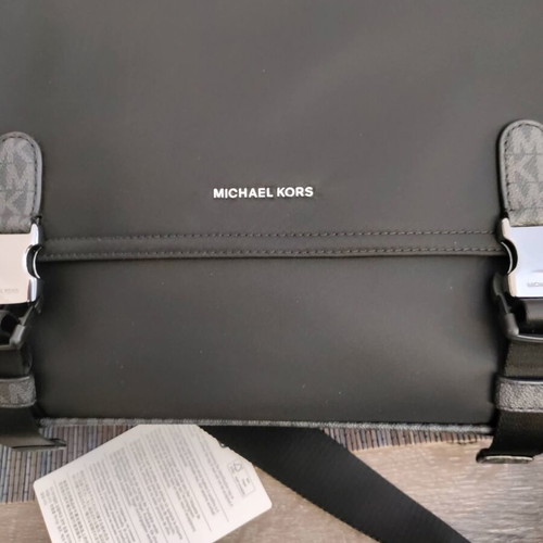 Michael Kors original professional backpack, black and grey
