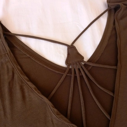 Berska blouse S with short sleeves and back laces, like new