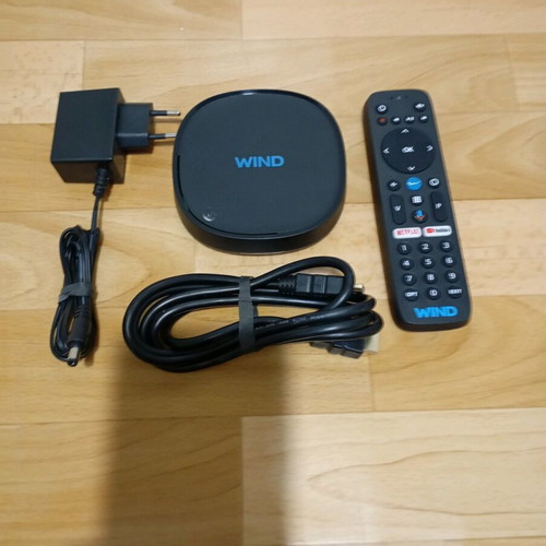 Wind Android TV box used, in good condition