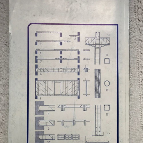 Building project plan used, Eugenides Foundation, large size