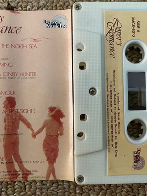 Lover's Romance instrumental music cassette tapes, pack of 4