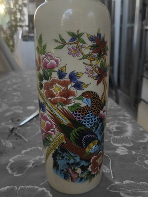 Vintage Japanese vase National Silver Company ceramic like new, 27.5 cm