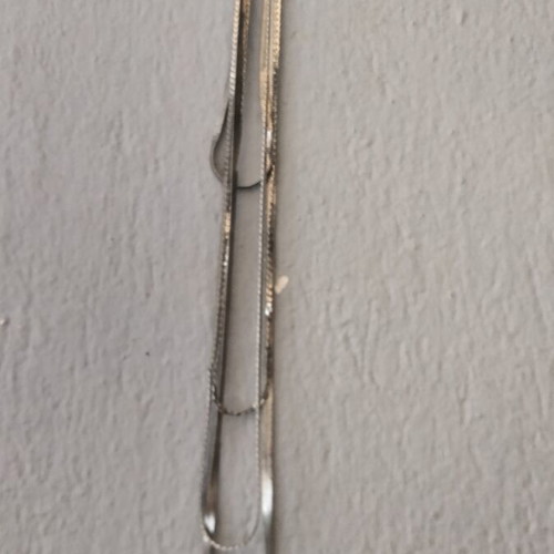 Layered necklace silver tone, like new, 40 cm